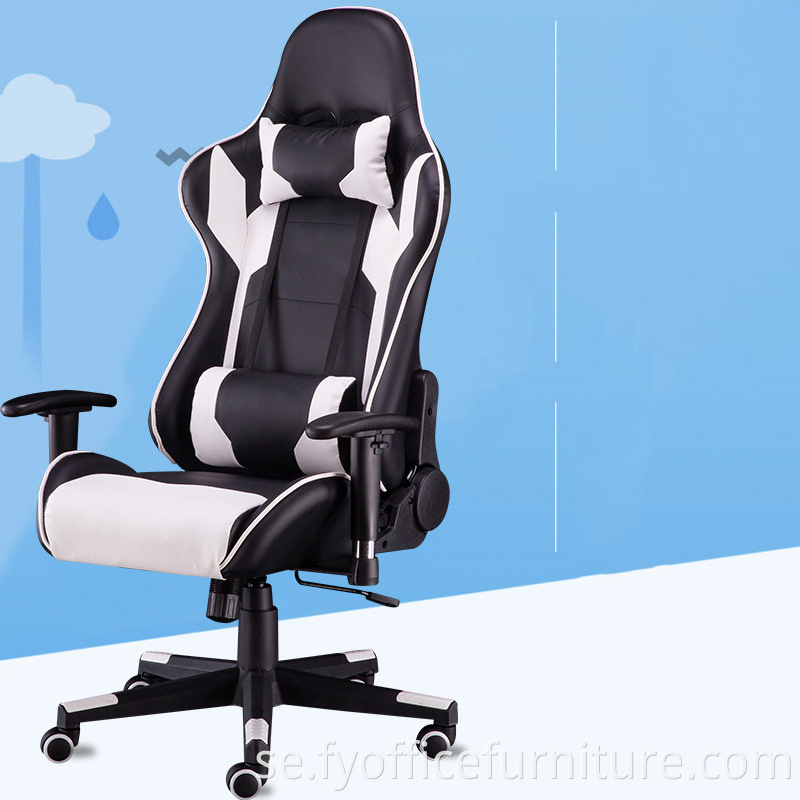 gaming chair with pillow support